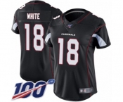 Women's Arizona Cardinals #18 Kevin White Black Alternate Vapor Untouchable Limited Player 100th Season Football Jersey