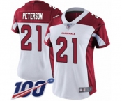 Women's Arizona Cardinals #21 Patrick Peterson White Vapor Untouchable Limited Player 100th Season Football Jersey