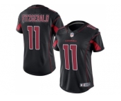 Women's Nike Arizona Cardinals #11 Larry Fitzgerald Black Stitched NFL Limited Rush Jersey