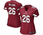 Women's Nike Arizona Cardinals #26 Brandon Williams Game Red Team Color NFL Jersey