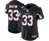 Women's Nike Arizona Cardinals #33 Tre Boston Black Alternate Vapor Untouchable Limited Player NFL Jersey