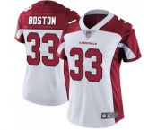 Women's Nike Arizona Cardinals #33 Tre Boston White Vapor Untouchable Limited Player NFL Jersey