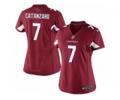 Women's Nike Arizona Cardinals #7 Chandler Catanzaro Limited Red Team Color NFL Jersey