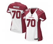 Women's Nike Arizona Cardinals #70 Bobby Massie Limited White NFL Jersey