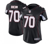 Women's Nike Arizona Cardinals #70 Evan Boehm Black Alternate Vapor Untouchable Limited Player NFL Jersey
