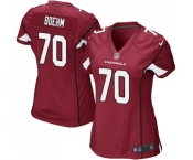 Women's Nike Arizona Cardinals #70 Evan Boehm Game Red Team Color NFL Jersey