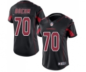 Women's Nike Arizona Cardinals #70 Evan Boehm Limited Black Rush Vapor Untouchable NFL Jersey