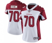 Women's Nike Arizona Cardinals #70 Evan Boehm White Vapor Untouchable Limited Player NFL Jersey