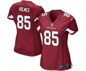 Women's Nike Arizona Cardinals #85 Gabe Holmes Game Red Team Color NFL Jersey