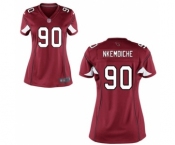 Women's Nike Arizona Cardinals #90 Robert Nkemdiche Red Team Color NFL Jersey
