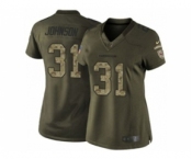 nike women fl jerseys arizona cardinals #31 johnson army green[nike Limited Salute To Service][johnson]