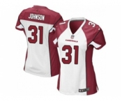 nike women fl jerseys arizona cardinals #31 johnson white[nike][johnson]