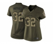 nike women nfl jerseys arizona cardinals #32 mathieu army green[nike Limited Salute To Service]