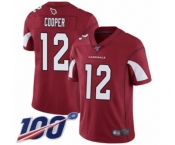 Youth Arizona Cardinals #12 Pharoh Cooper Red Team Color Vapor Untouchable Limited Player 100th Season Football Jersey