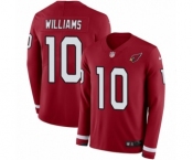 Youth Nike Arizona Cardinals #10 Chad Williams Limited Red Therma Long Sleeve NFL Jersey