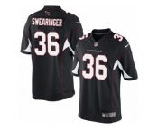Youth Nike Arizona Cardinals #36 D. J. Swearinger Limited Black Alternate NFL Jersey