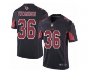 Youth Nike Arizona Cardinals #36 D. J. Swearinger Limited Black Rush NFL Jersey