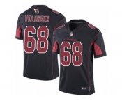 Youth Nike Arizona Cardinals #68 Jared Veldheer Limited Black Rush NFL Jersey