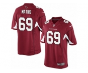 Youth Nike Arizona Cardinals #69 Evan Mathis Limited Red Team Color NFL Jersey