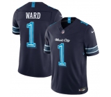 Men's Tennessee Titans #1 Cameron Ward Navy 2026 F.U.S.E. 'Music City' Rivalries Collection Limited Football Stitched Jersey