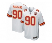 Men Nike Kansas City Chiefs #90 Reggie Ragland Game White NFL Jersey
