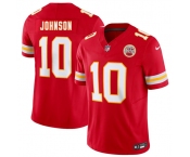 Men’s Kansas City Chiefs #10 Emmett Johnson Red 2026 Draft F.U.S.E. Vapor Untouchable Limited Football Stitched Jersey Men’s Kansas City Chiefs #10 Emmett Johnson Red 2026 Draft F.U.S.E. Vapor Untouchable Limited Football Stitched Jersey