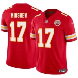 Men's Kansas City Chiefs #17 Gardner Minshew Red 2025 F.U.S.E. Vapor Untouchable Limited Football Stitched Jersey