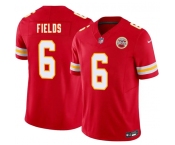 Men’s Kansas City Chiefs #6 Justin Fields Red 2026 F.U.S.E. Vapor Untouchable Limited Football Stitched Jersey Men’s Kansas City Chiefs #6 Justin Fields Red 2026 F.U.S.E. Vapor Untouchable Limited Football Stitched Jersey