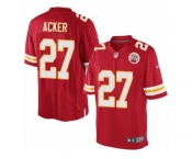 Men's Nike Kansas City Chiefs #27 Kenneth Acker Limited Red Team Color NFL Jersey