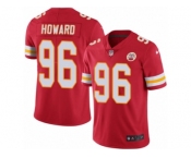Men's Nike Kansas City Chiefs #96 Jaye Howard Limited Red Rush NFL Jersey