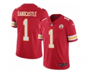 Nike Kansas City Chiefs #1 Leon Sandcastle Red Men's Stitched NFL Limited Rush Jersey