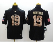nike nfl jerseys kansas city chiefs #19 montana black[salute to service limited]