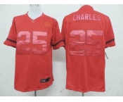 nike nfl jerseys kansas city chiefs #25 charles red[drenched limited]