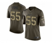 nike nfl jerseys kansas city chiefs #55 ford army green[nike Limited Salute To Service]