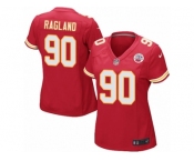 Women Nike Kansas City Chiefs #90 Reggie Ragland Game Red Team Color NFL Jersey