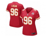Women Nike Kansas City Chiefs #96 Bennie Logan Game Red Team Color NFL Jersey