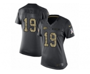 Women's Nike Kansas City Chiefs #19 Jeremy Maclin Limited Black 2016 Salute to Service NFL Jersey
