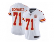 Women's Nike Kansas City Chiefs #71 Mitchell Schwartz Vapor Untouchable Limited White NFL Jersey