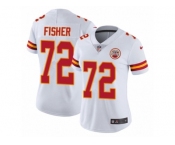 Women's Nike Kansas City Chiefs #72 Eric Fisher Vapor Untouchable Limited White NFL Jersey