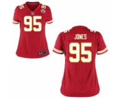 Women's Nike Kansas City Chiefs #95 Chris Jones Red Team Color NFL Jersey