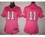 nike women nfl jerseys kansas city chiefs #11 smith pink[nike love]