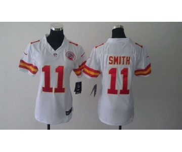 nike women nfl jerseys kansas city chiefs #11 smith white[nike]