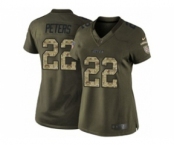 nike women nfl jerseys kansas city chiefs #22 peters army green[nike Limited Salute To Service][peters]