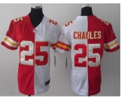 nike women nfl jerseys kansas city chiefs #25 charles white-red[nike split]