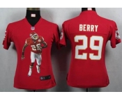 nike women nfl jerseys kansas city chiefs #29 berry red[portrait fashion]