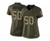 nike women nfl jerseys kansas city chiefs #50 houston army green[nike Limited Salute To Service][houston]