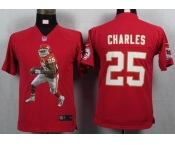 nike youth nfl jerseys kansas city chiefs #25 charles red[portrait fashion]