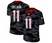 Men New Nike New England Patriots #11 Edelman 2020 Nike Camo Salute to Service Limited Jersey
