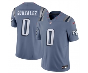 Men's New England Patriots #0 Christian Gonzalez 2025 F.U.S.E. “Rivalries” Vapor Limited Football Stitched Jersey