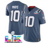 Men's New England Patriots #10 Drake Maye Storm Blue 2025 F.U.S.E. Super Bowl LX Patch “Rivalries” Vapor Limited Football Stitched Jersey Men's New England Patriots #10 Drake Maye Storm Blue 2025 F.U.S.E. Super Bowl LX Patch “Rivalries” Vapor Limited Football Stitched Jersey
